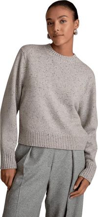 M.M.LaFleur Maura Confetti Wool Sweater in Cinder at Nordstrom, Size Xx-Large