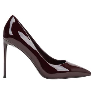 Estro & Luminara Pumps met puntige neus - Dames - Schoenen - Rood - Maat: 39 EU Leer