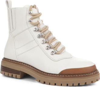 Jones Bootmaker Womens Susanna Leather Hiker Boots - White - Size UK 3