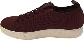FitFlop Womens Rally E01 Multi-Knit Trainers Sneakers In Plummy