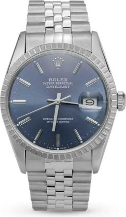 Rolex Pre-owned Rolex Datejust Automatic Chronometer Blue Dial Unisex Watch 16030 BLSJ