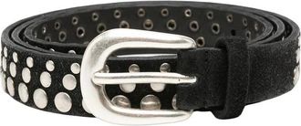 Orciani Jachtriem - Heren - Accessoires - Zwart - Maat: 110 CM Leer