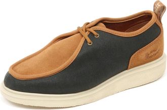 Dr. Martens Waxy Canvas+Hi Suede WP Geveterde Schoenen - Dames - Veterschoenen - Bruin - 37 EU - Leer - Schoenen