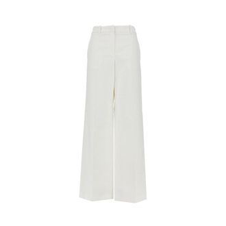 Fendi Canvas pants with mid-leg drawstring Woman 44