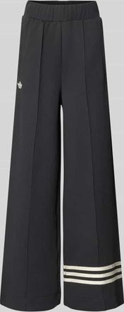 adidas Originals Wide Leg Sweatpants aus Baumwoll-Mix Modell NEUCL in Black, Gr&ouml;&szlig;e XS