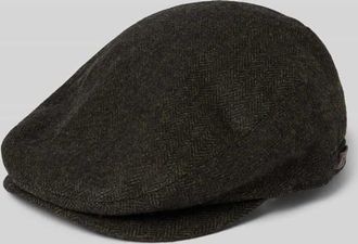 Barbour Schiebermütze aus Baumwoll-Mix Modell BARLOW in Oliv, Größe M