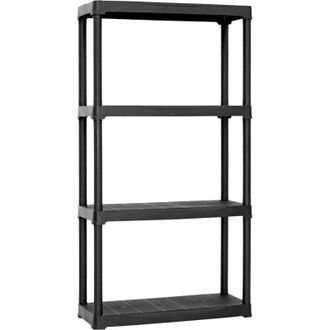 Dmora Armadio da esterno Akay, Scaffale outdoor, Armadio balcone multiuso, Armadietto da esterno, 100% Made in Italy, Antracite, 70x30h133 cm - Dmora