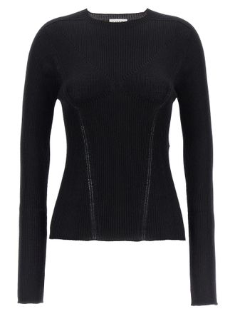 Lanvin Womens Ribbed Sweater