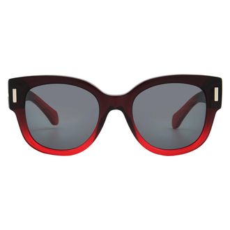 Ferragamo Grey Oval Ladies Sunglasses SF2007S 615 51