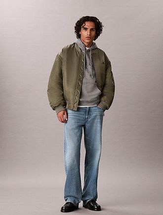 Calvin Klein Sudadera Universitaria De Felpa De Algod&oacute;n Con Capucha Y Logo