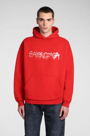 Balenciaga Felpa in cotone rosso