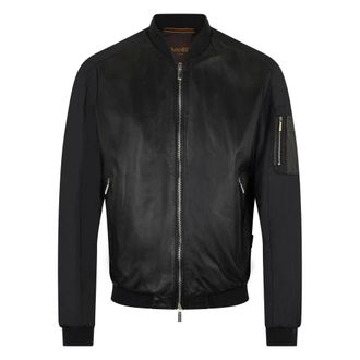 Moorer Jassen, Heren, Zwart, M, Polyester, Edison Bomberjack