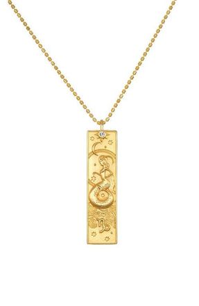 Satya Jewelry Story of Zodiac Necklace in Capricorn at Nordstrom
