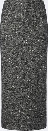 Valentino Chevron wool-blend boucl&eacute; pencil skirt