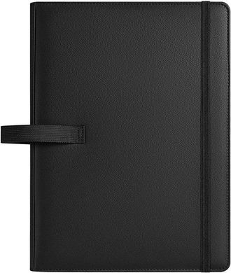 OEM Carpeta De M&uacute;sica De Piel Sint&eacute;tica - Organizador De Documentos - Organiza Tu M&uacute;sica - Ajuste Multiagarre - Tama&ntilde;o A4 - Negro