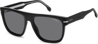 Carrera Zwarte Gepolariseerde Zonnebril - Heren - Zonnebrillen - Zwart - 57 MM - Accessoires