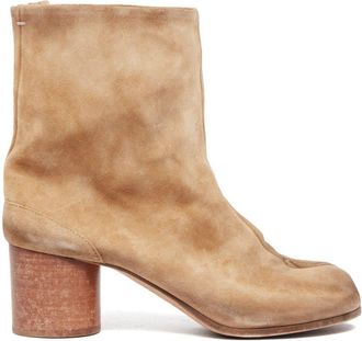 Maison Margiela Tabi 60mm leather ankle boots - women - Suede - 35 - Neutrals
