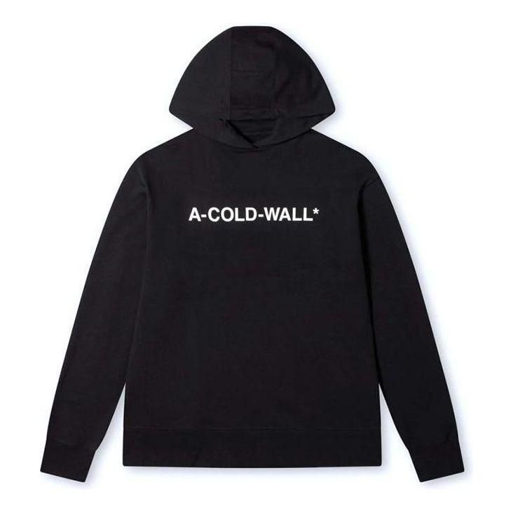 A-COLD-WALL★大人気早期完売★LOGO HOODIES★限定 sale★ A-COLD-WALL* Men's Essential Logo Hoodie - Black - S | Coggles