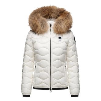 Blauer Dames, Jassen, Wit, Maat: 2XL Polyamide
