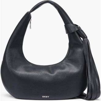 DKNY Hope Hobo in Black/silver at Nordstrom