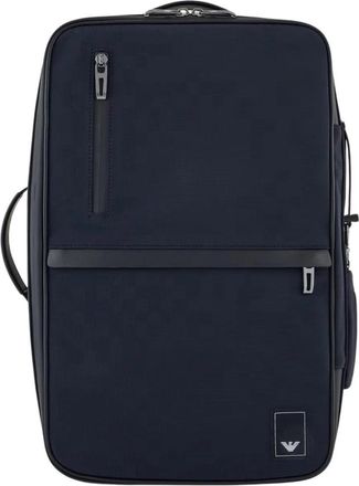 Emporio Armani Blauwe Bucket Bag & Rugzak - Heren - Rugzakken - Blauw - ONE Size - Tassen