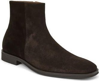 Bruno Magli Raging Leather Ankle Boot in Brown Suede at Nordstrom Rack, Size 15