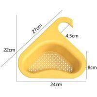 OEM (amarillo) Escurridor De Cocina Triangular Grueso, Cesta Coladora Con Forma De Cisne Para Fregadero - Crezuo
