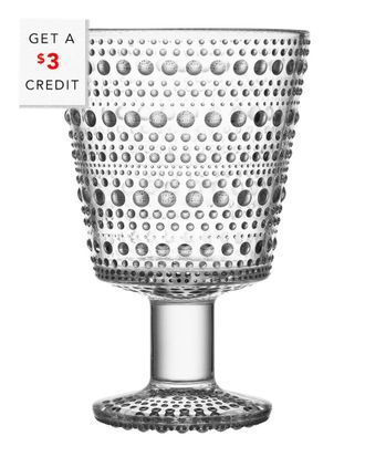iittala Kastehelmi Universal Glass With $4 Credit