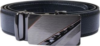 TruClothing Leather Ratchet Belt Automatic Click Buckle Adjustable Trim to Fit