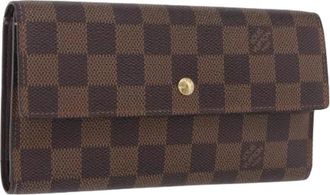 Louis Vuitton Pre-owned Wallet - Dames - Vintage Accessoires - Bruin - ONE Size - Leer - Vintage