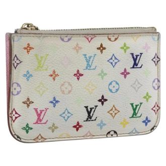 Louis Vuitton Pre-owned Accessories, female, White, Size: ONE SIZE Pre-owned Vintage Canvas Wallet