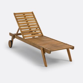 La Redoute Interieurs Ligbed voor kinderen in acacia, Aksel