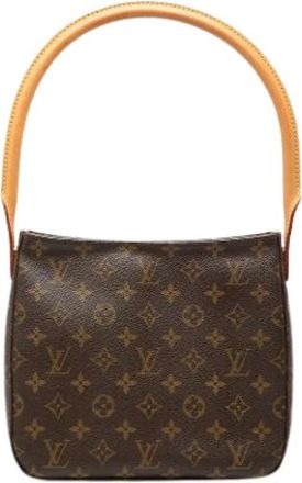 Louis Vuitton Pre-owned Looping MM - Dames - Vintage Schoudertas - Bruin - ONE Size - Leer - Vintage