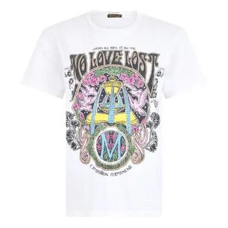 Mother T-Shirts, female, Multicolor, Size: XS The Rowdy Tee