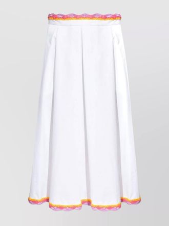 Moschino cotton a-line skirt