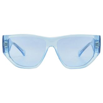 Ferragamo Azure Geometric Unisex Sunglasses SF1077S 432 56