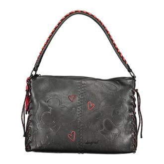 Desigual Shoulder Bags, female, Black, Size: ONE SIZE Alkl Mickey Leira Bag