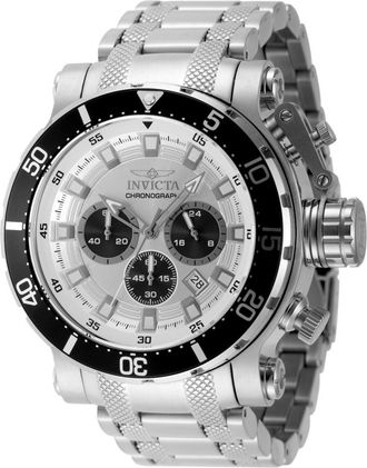 Invicta Coalition Forces 49223 Heren Horloge - Quartz Uurwerk - Roestvrij Staal met zilveren Wijzerplaat - 52mm