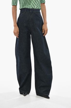 Christophe Lemaire High-Waisted Curved Jeans 26cm Lemaire