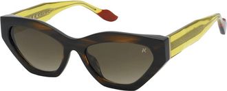 Yalea SYA174 FRIDA KAHLO 0GEQ Womens Sunglasses Black Size 55