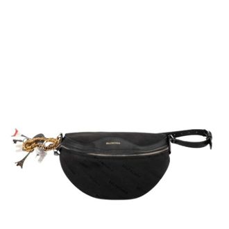 Balenciaga Pre-owned Belt Bags, male, Black, Size: ONE SIZE Pre-owned Vintage Shoulder Bag