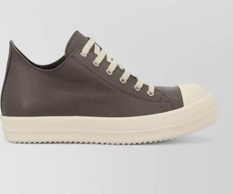 Rick Owens leather low-top sneakers