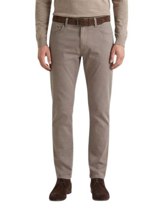Brax Brax Pantalon 5-p bruin katoen effen