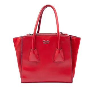 Prada Pre-owned Prada Small Glace Calf Twin Pocket Satchel Ladies H75OHO3ZNVGZ52UE