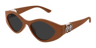 Gucci GG2121S 004 Womens Sunglasses Brown Size 52
