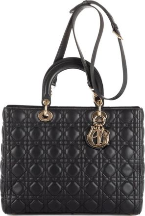 Dior Borsa a spalla trapuntata anni 2010 - Blu