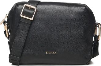 Francesco Biasia logo-plaque crossbody bag - Black