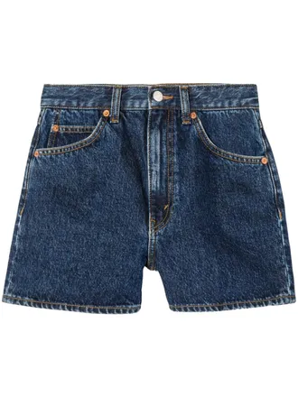 Re/Done Denim shorts - Blauw