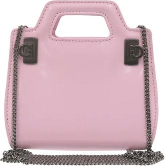 Ferragamo Pre-owned Handbags, female, Pink, Size: ONE SIZE Pre-owned Leather handbags