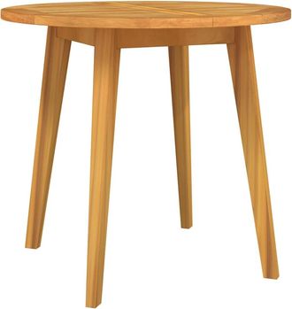 vidaXL Mesa De Jard&iacute;n Madera Maciza De Acacia &Oslash;85x75 Cm Vidaxl